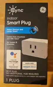 GE Cync Indoor Smart Wi-Fi Plug Voice Control. *NEW* Google Amazon Compatible