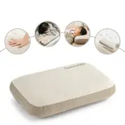 NNEOBA Memory Foam Comfort Square Pillow for Camping & Travel