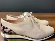 cole Hahn “peach whip” suede shoes NIB US size 10.5 NEW IN BOX