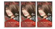 3 X REVLON COLORSILK 41 MEDIUM BROWN Beautiful Color Hair Dye