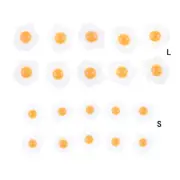 10pcs 1:12 Dollhouse Miniature Resin Simulation Food Fried Eggs Poached Egg=