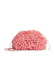 Bottega Veneta Drawstring Crossbody Bag One size Pink