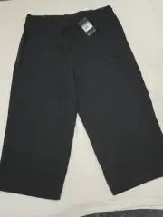 NWT Nike Pants Women's XL Black Sportswear Jersey Capri Athletic CJ3748-010
