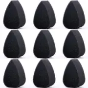 Bowitzki 10 pcs Black Face paint Sponges Body Art work Face Painting Sponges kit