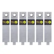 Heavy-Duty Straps - 17" (6-Pack) Silver - Garage Organizer and Extension Cord...
