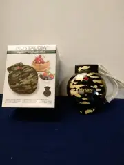 Nostalgia MyMini Waffle Maker Green Camo Makes 5" Waffle