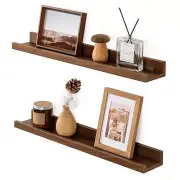 Picture Ledge Shelf Floating Shelves 24 Inch Set of 2 Rustic Picture Shelf fo...