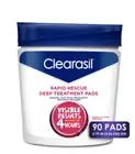 Clearasil Salicylic Acid Rapid Rescue Deep Treatment Acne Pads, 90 count