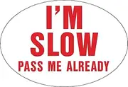 Knockout 292 'I'm Slow Pass me Already' Hitch Cover