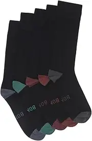 [Generic] 25 Pairs X Mens Bonds Business Socks Bamboo Black Crew Socks Work 20K