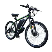 TDR 26 Inch Electric Bike eBike 36V 250W Rear Brushless Hub Motor 13Ah Lithium Battery 50km Range 25km/h Max Speed Hydraulic Disc Brakes 7-Speed Shimano Gear Front Suspension Pedal Assist Throttle