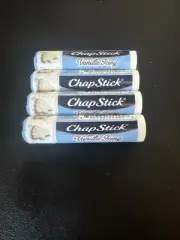 (4) Tubes Sealed New Chapstick Vanilla Icing Lip Balm 0.15 Oz/4g Seasonal