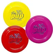 Hero Disc USA Hero Pup 120 Mini Dog Disc, Outdoor Dog Toy and Mini Disc, Small Dog Flying Disc Pack of 3 (Colors Will Vary)