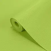 Shelf Liner 45cm x 5M, Yiaxoyia Non-Slip Oil-Proof Cabinet Paper Drawer Liner for Kitchen Cabinet, Refrigerator, Shelves, Storage, Desks, Washable & Non Adhesive (Fruit Green Dots Pattern)