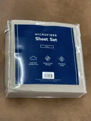 Malouf Weekender Super Soft Brushed Finish Microfiber Sheet Set Full Double Size