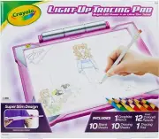 Crayola Light Up Tracing drawing Pad Pink Gift for Girls Boy 6 7 8 9 Year olds