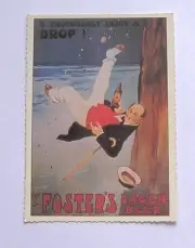 Foster's Lager Beer - I Thoroughly Enjoyed A Drop - Glossy Color Post Card - NEW