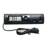 Temperature Probe in out Dual-way Digital Thermometer Clock Temp Tester