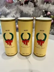 Avon Tasha Talc,, 3 X Bottles, NEW, Rare Christmas Edition