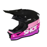 Furious Story Pink Glossy Offroad Helmet