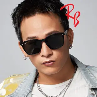 【RayBan 雷朋】亞洲版 偏光太陽眼鏡 黃奇斌-阿斌配戴偏光款 RB4392D 601/9A 黑框墨綠偏光鏡片 公司貨