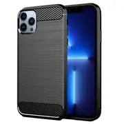 For Apple iPhone 13 Pro Max Case Rugged Shockproof Heavy Duty Anti Slip Protective Case Cover (Black)