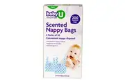 200pc Baby U Scented Nursery Disposable Nappy Bags Diaper Disposal Storage Sack