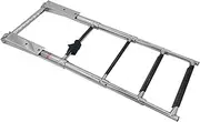 Moyeetings 4-Step Telescopic Boat Ladder and Strap, Foldable Boat Ladder for Swimming Pool Inflatable Boat