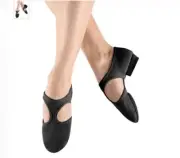 BLOCH S0414L Black Ladies size 10 Canvas Grecian teaching shoe split sole