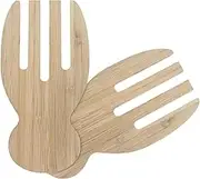 Salad Claws,Wooden Salad Claws for Serving | Creative Kitchen Helper with Smooth, Hand Grinding Salad Hand for Kitchen, Wedding, Gathering