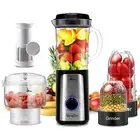 5 in 1 Blender and Food Processor Combo for Kitchen, Small Food Chopper for M...