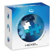 Plus Plus Hexel Fidget Toy Waterfall Kids/Child 6-Interconnected Blocks 3y+