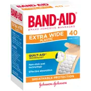 Band-Aid Extra Wide Strips X 40