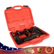 6PC Front End Service Tool Kit Ball Joint Tie Rod Set Pitman Arm Puller Remover