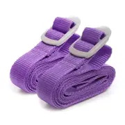 Go Travel : 2 Suitcase Straps : Purple