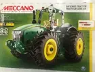 Meccano Erector John Deere 8R Tractor Building Kit with Working Wheels, STEM ...