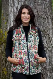 Aztec Pattern Vest--EQI-2371