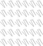ZQIY 30PCS Fabric Panel Wall Hooks W Tip Hooks Stainless Steel Invisible Hooks Cubicle Hooks for Office Kitchen Home Shelf Pictures Calendar Keys Christmas Lights Halloween Decorations