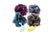 4x Swosh Exfoliating Textured Body Scrub Scrubber Sponge Soft Smooth Cleanse