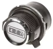 Vishay MULTI-TURN DIGITAL DIAL POTENTIOMETER KNOB 30.6x31.5mm,6.35mm Shaft,Black