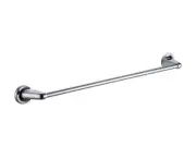 Base SINGLE TOWEL RAIL 800mm Wall Mounted, Zinc Die-Cast CHROME