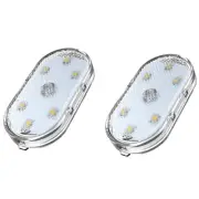 Rechargeable LED Touch Lights Dome Reading Lamp For Car Door Armrest/Storage Box (for: Audi)