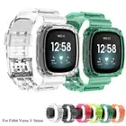 Band Watch Strap Transparent WristbandFor Fitbit Versa 3 Fitbit Sense