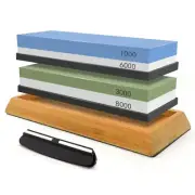 1-7Pcs Knife Sharpening Stone Set Professional Whetstone Set Wood Grit240-8000