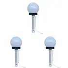 Floating Pool Thermometer with Solar Colored LED Light for Swimming Pool Spa