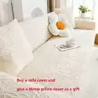 Jacquard Sofa Cover Thick Elastic Corner Sofa Slipcover Protector 1/2/3/4 Seater