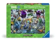 Minecraft Mobs 1000 Piece Jigsaw Puzzle Ravensburger New