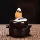 Waterfall Incense for Burner Ceramic Backflow Incense Holder Fountain Backflow C