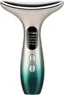 Microcurrent Face Neck Lift Beauty LED Photon Red Light Therapy Facial Massag...