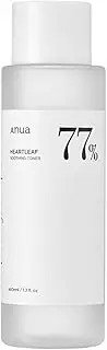 Anua Heartleaf 77% Soothing Toner I pH 5.5 skin trouble care, calming skin, refreshing, purifying (40ml / 1.35 fl.oz.) …